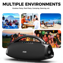 AURA BOOM Pro – Tragbarer Bluetooth-Lautsprecher mit Griff